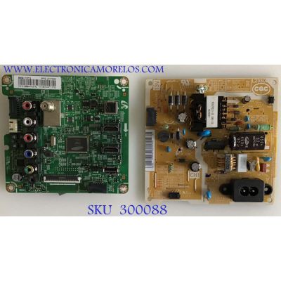 KIT DE TARJETAS PARA TV SAMSUNG / NUMERO DE PARTE MAIN BN94-11371J / BN41-02215B / BN97-11768A / BN9411371J / FUENTE BN4400746A / L23S0D_EPN / BN44-00746A / L23S0DN_EPN / PANEL V236BJ1-LE2 REV.C7 / MODELO UN24H4000 / UN24H4000BFXZA WA01